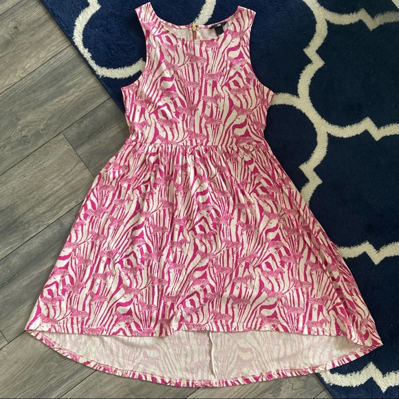H&M Pink Zebra Cotton Dress - Picture 10 of 11